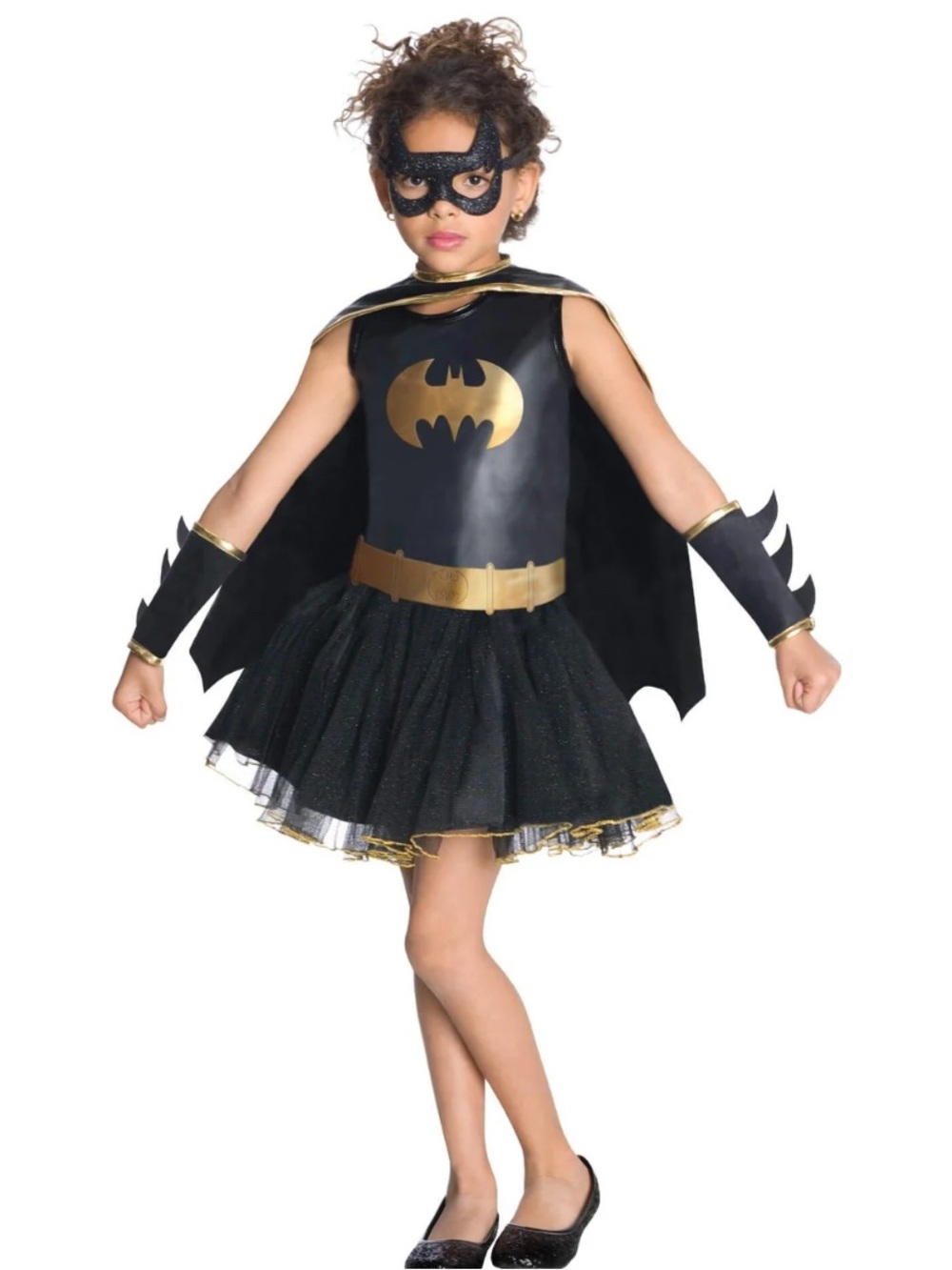 DC Comics Batgirl Toddler Costume Size 3-4 5 Piece Halloween Costume NWT